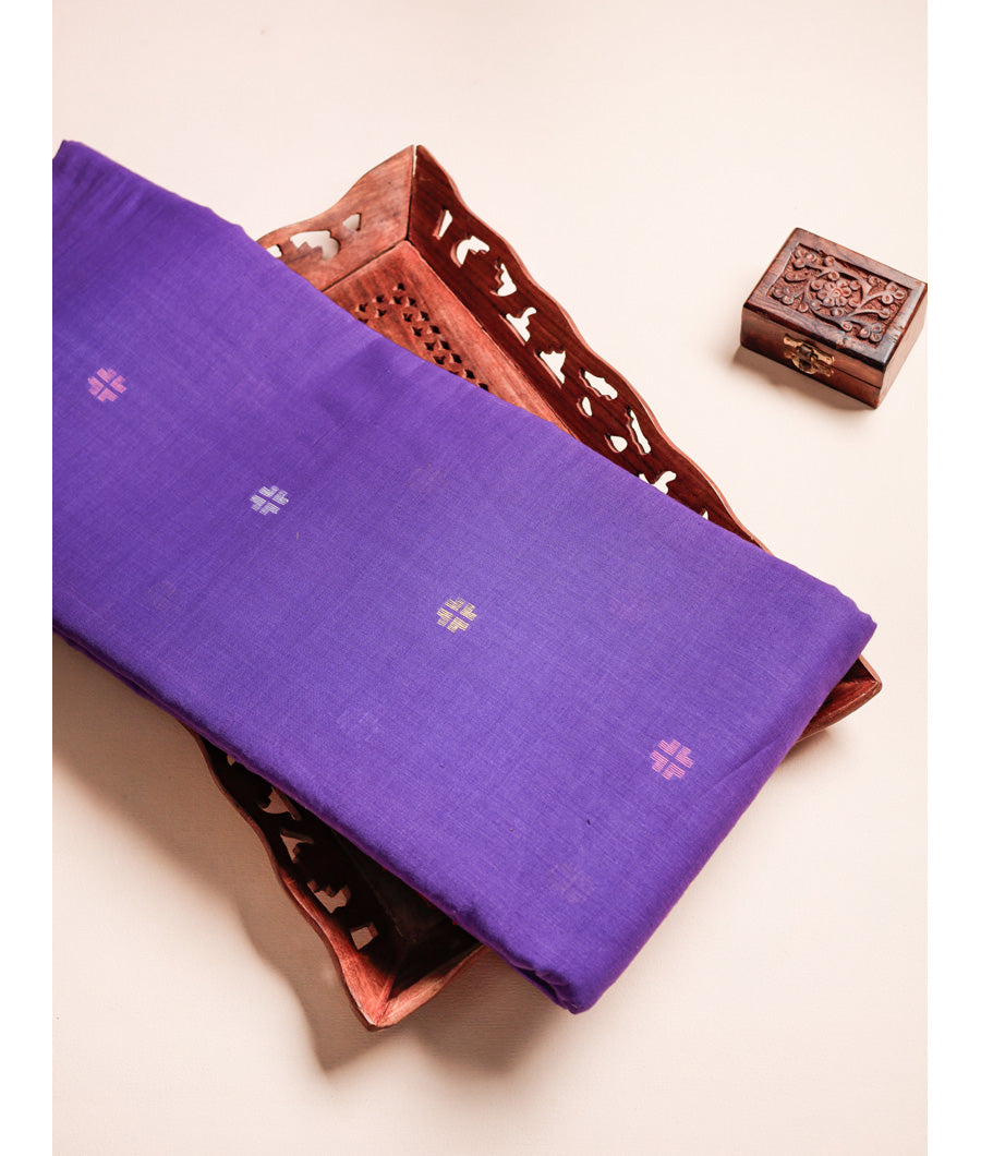 PURE MUL COTTON BENGAL JAMDHANI WOVEN FABRIC