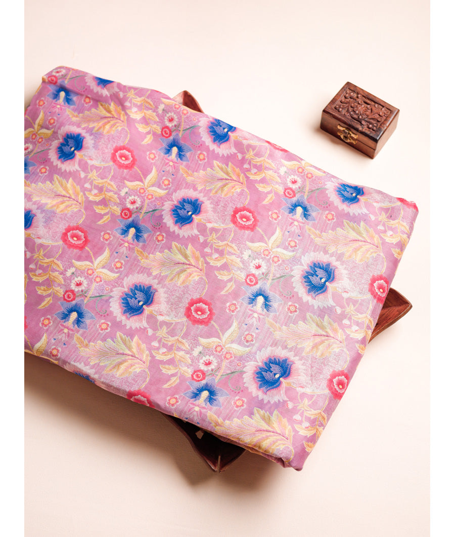 SILK PRINTED FABRIC