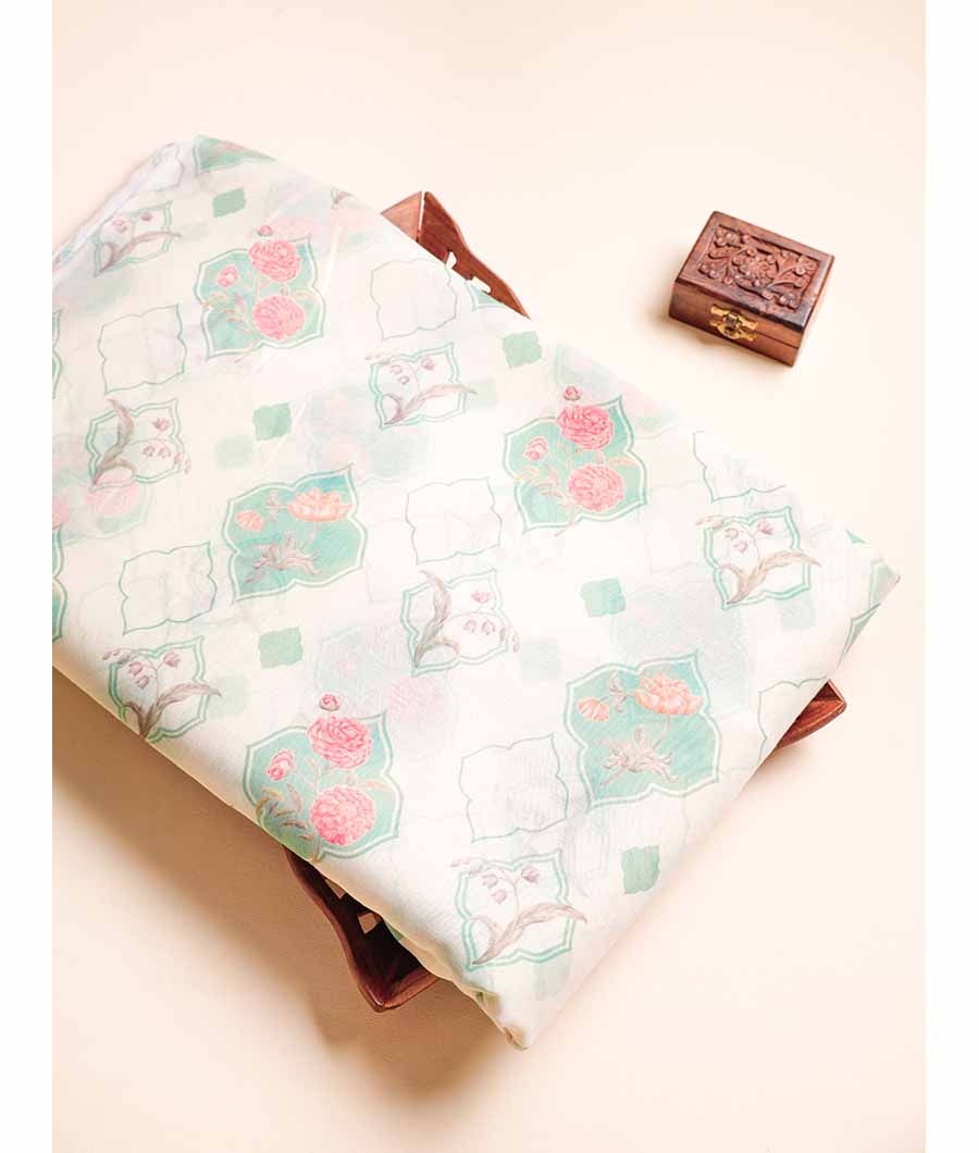 CHANDERI PRINTED FABRIC
