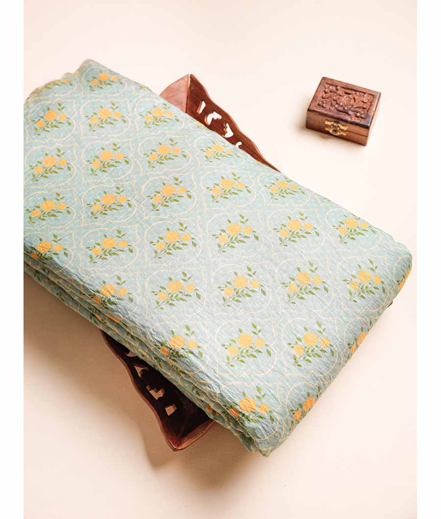 MOGRA MUGHAL CHANDERI PRINT FABRIC