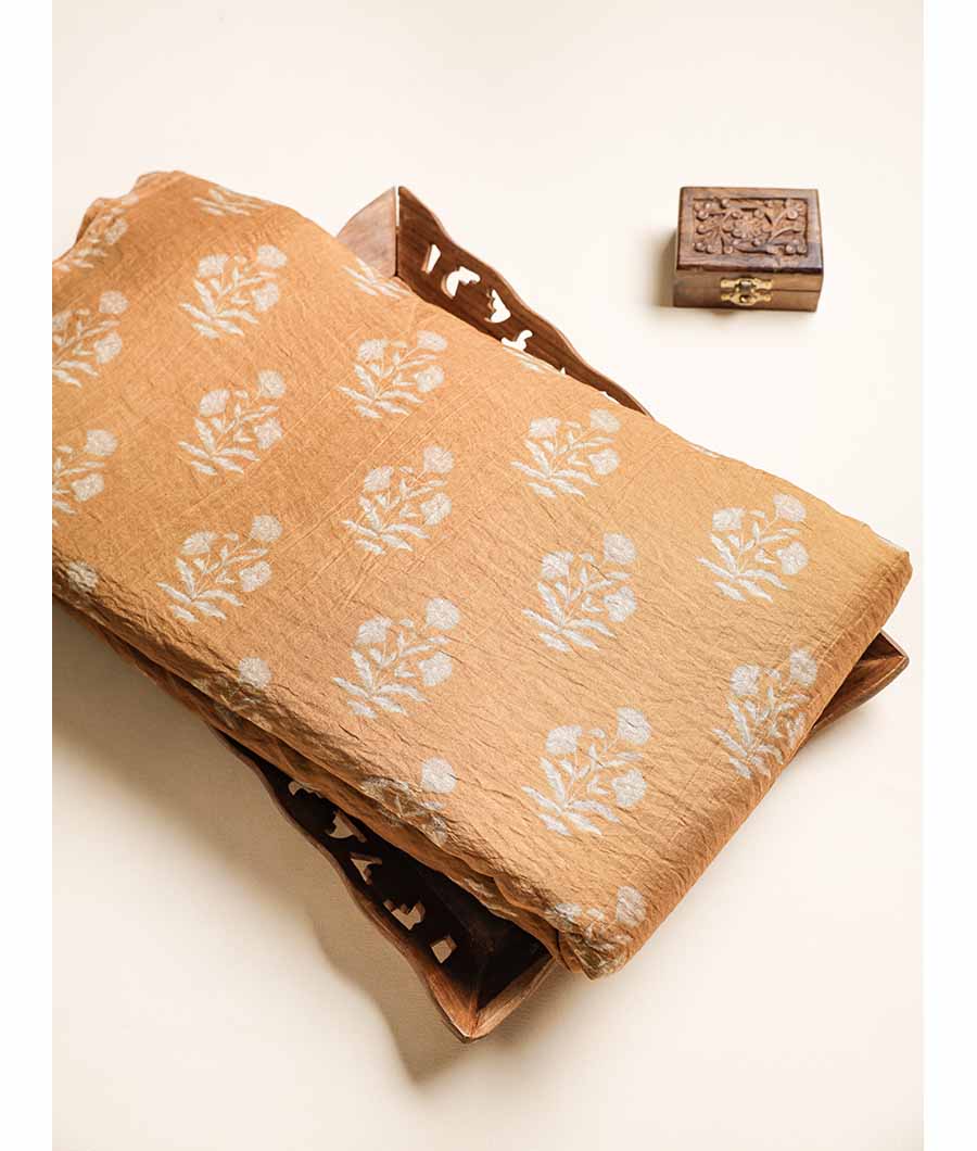 MOGRA MUGHAL CHANDERI PRINT FABRIC
