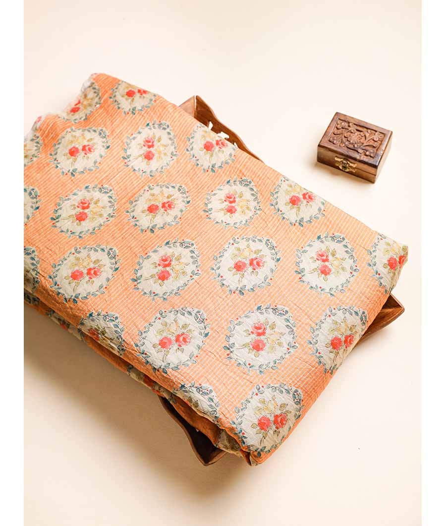 MOGRA MUGHAL CHANDERI PRINT FABRIC