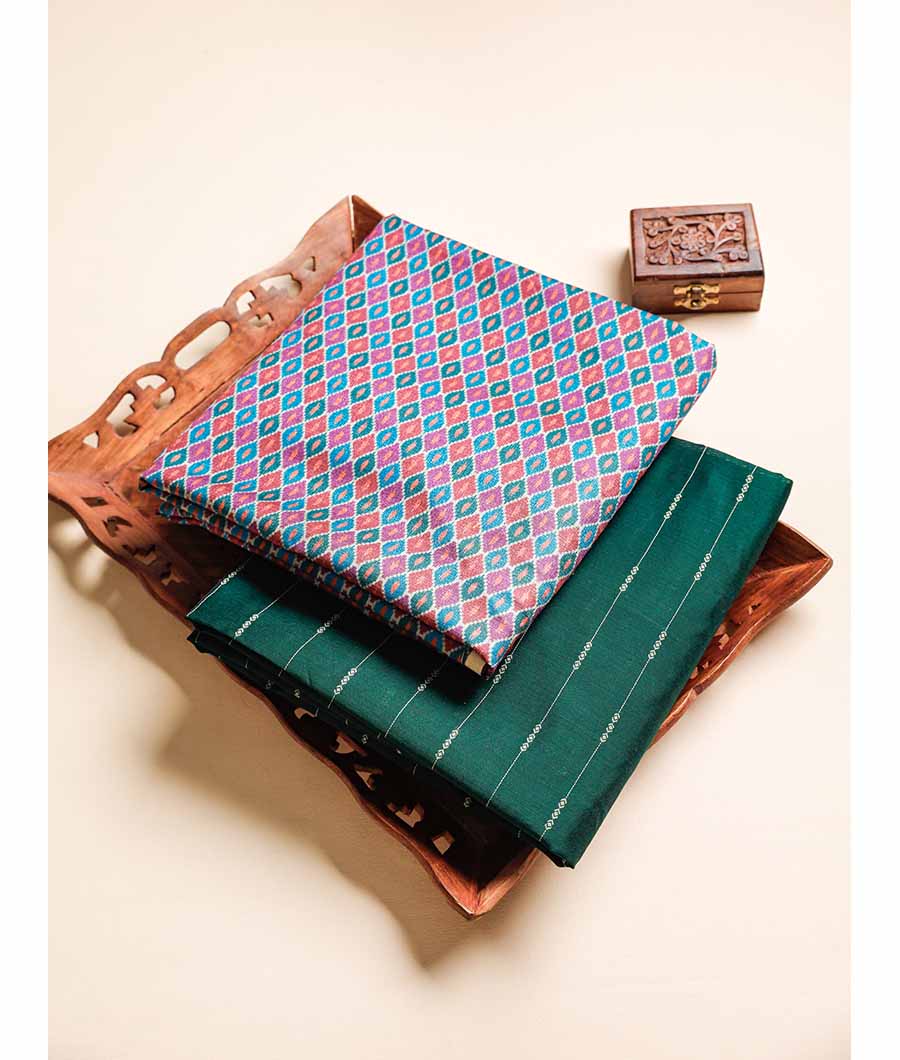 SILK WITH COTTON HANDLOOM MIX & MATCH