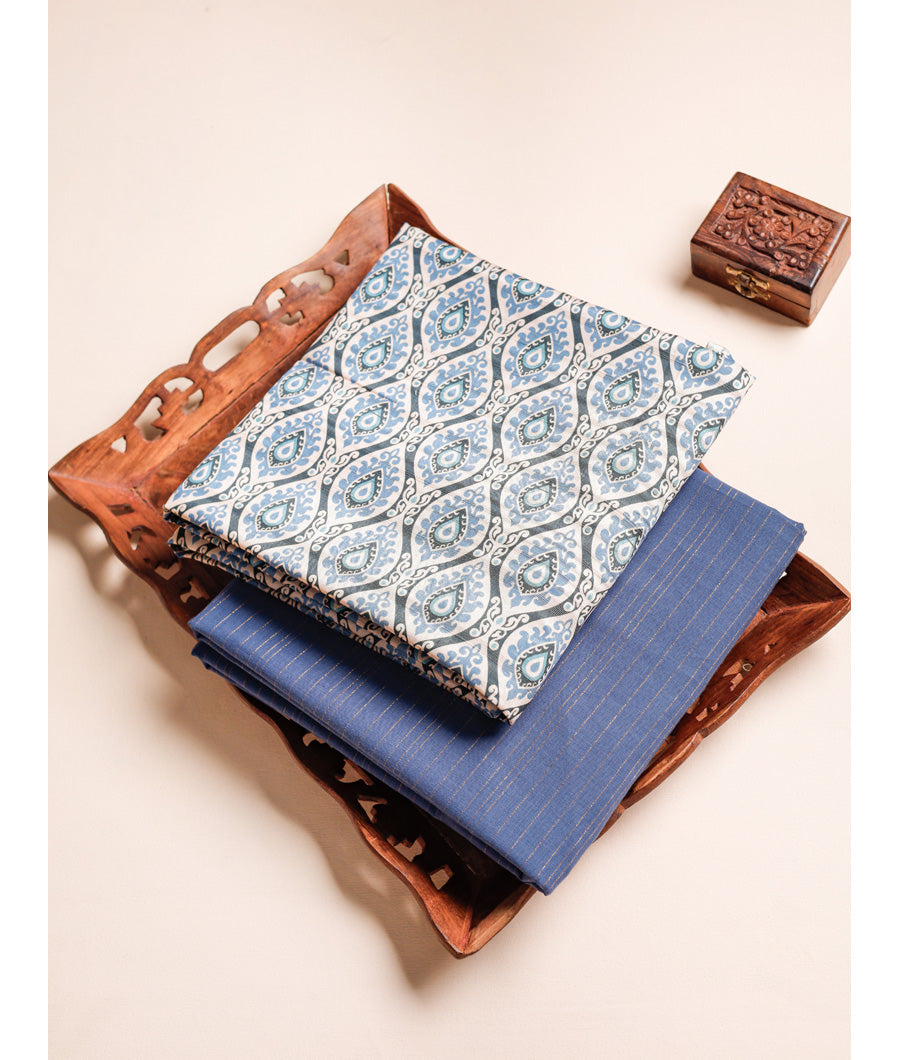SEMI TUSSAR PRINTED MIX & MATCH