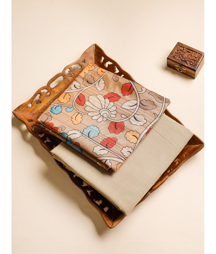 SEMI TUSSAR PRINTED MIX & MATCH