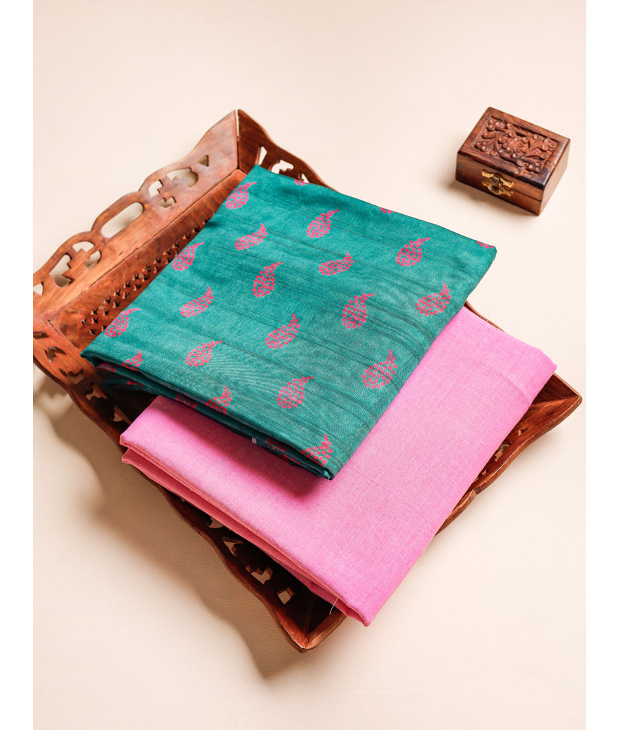 SEMI TUSSAR PRINTED MIX & MATCH