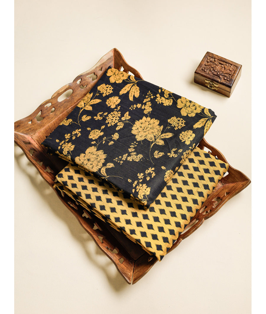 DUPION SILK PRINTED MIX & MATCH