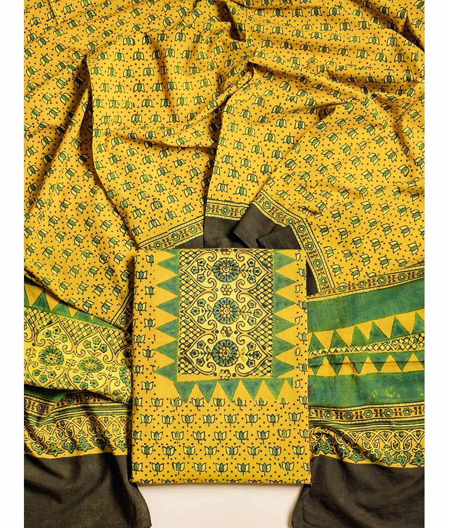 PURE COTTON AJRAKH SUIT SET