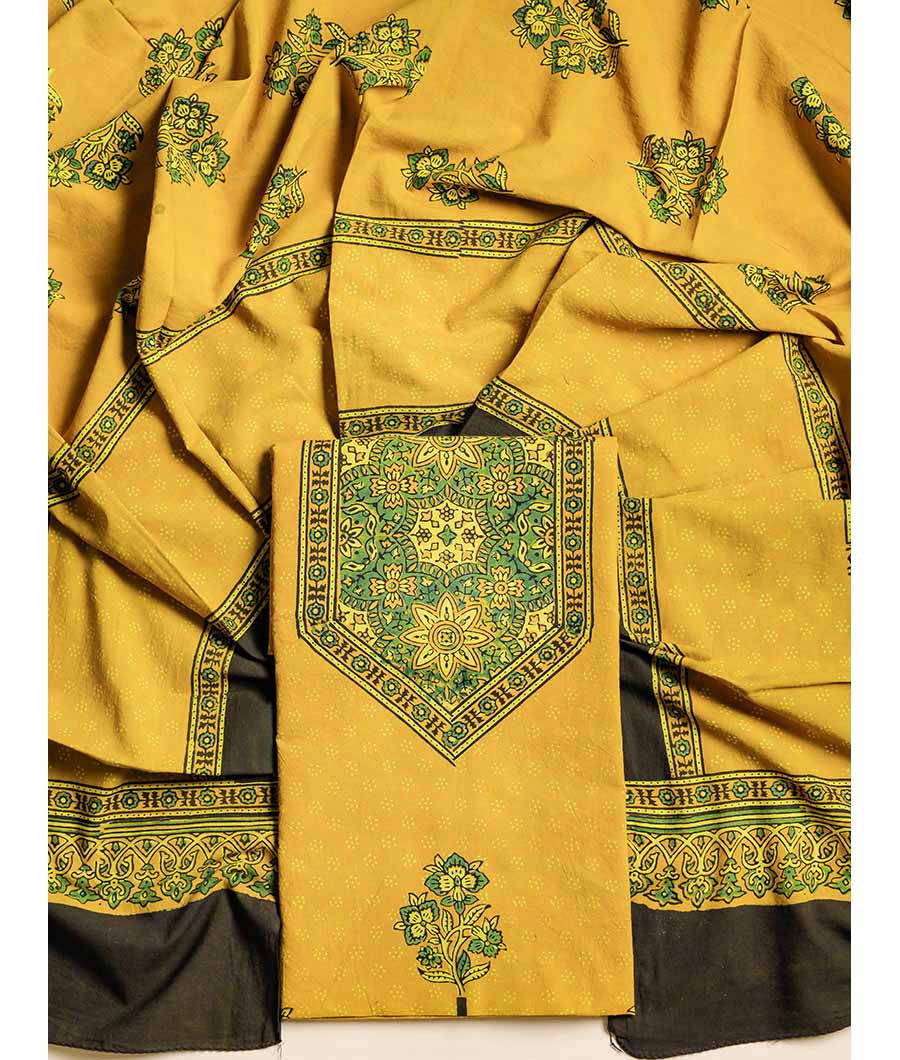 PURE COTTON AJRAKH SUIT SET