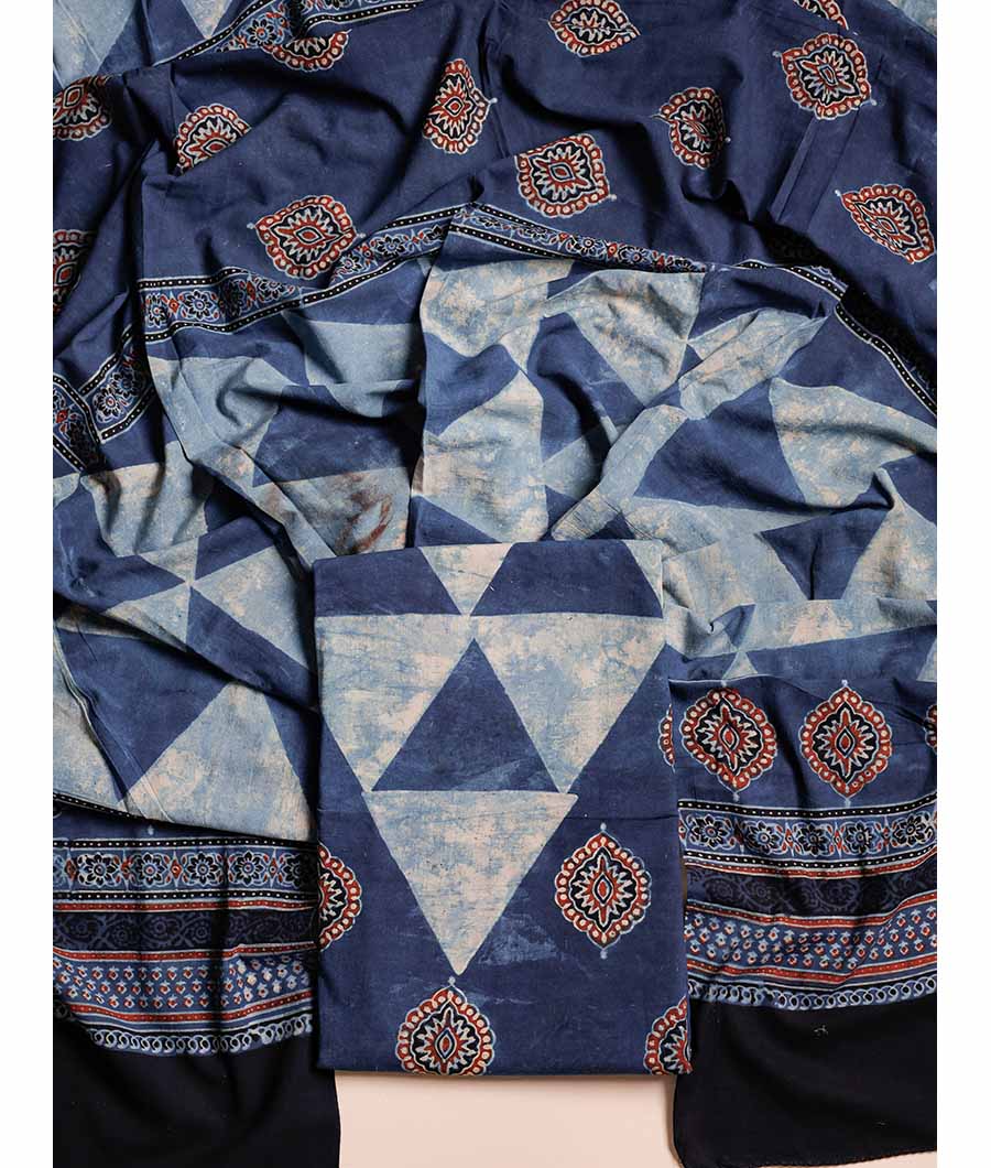PURE COTTON AJRAKH SUIT SET