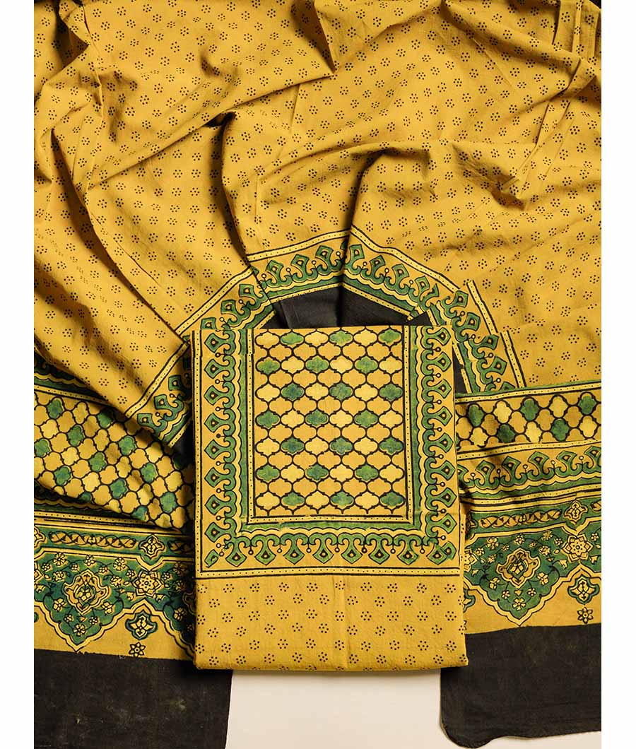 PURE COTTON AJRAKH SUIT SET