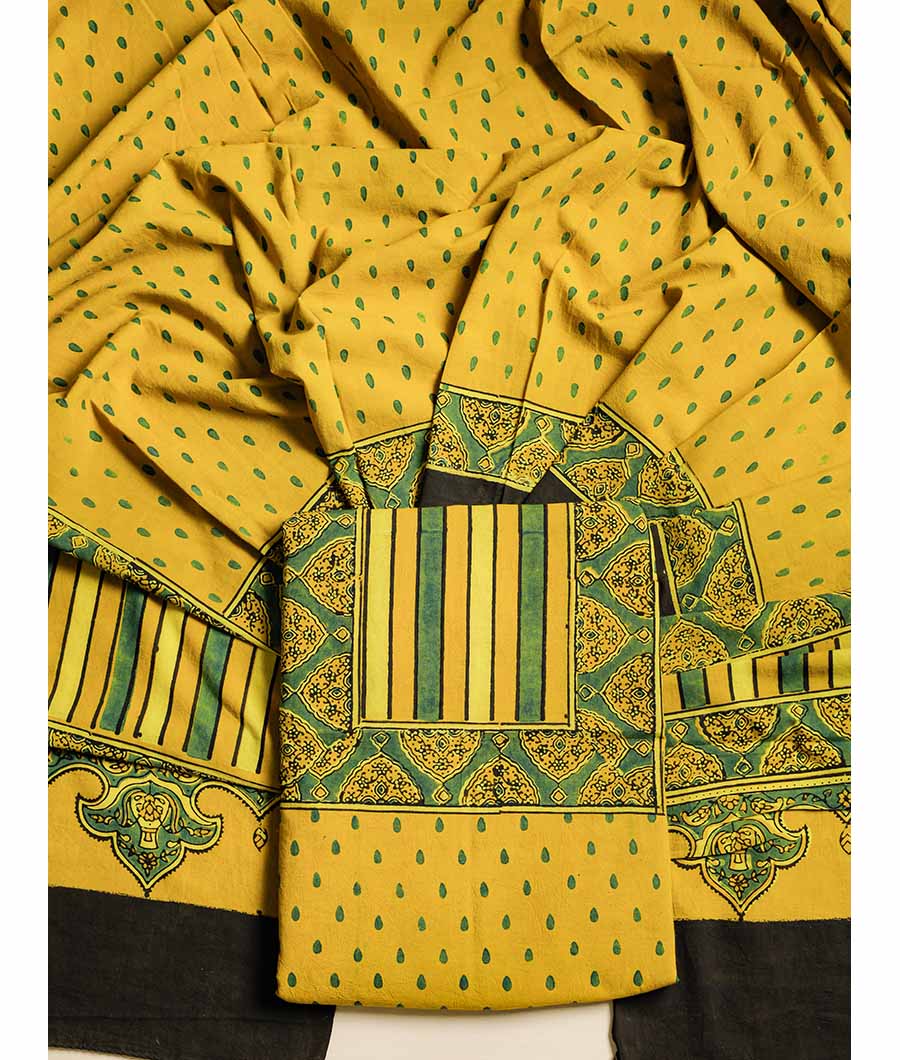PURE COTTON AJRAKH SUIT SET