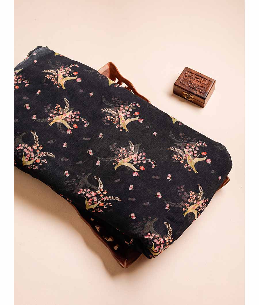 PURE CHIFFON PRINTED FABRIC