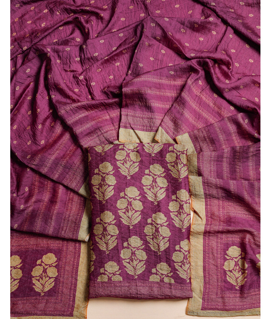 PURE MOGRA CHANDERI SUITSET