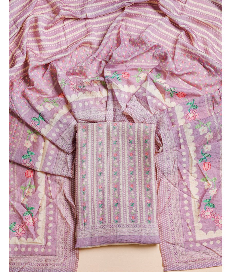 PURE MOGRA CHANDERI SUITSET