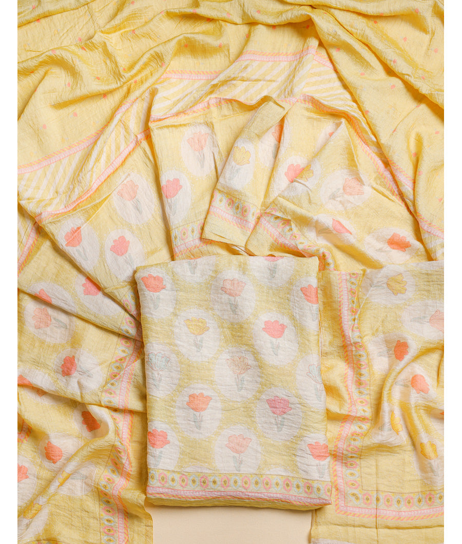 PURE MOGRA CHANDERI SUITSET