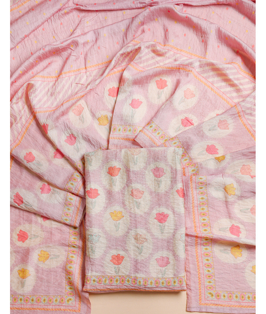 PURE MOGRA CHANDERI SUITSET