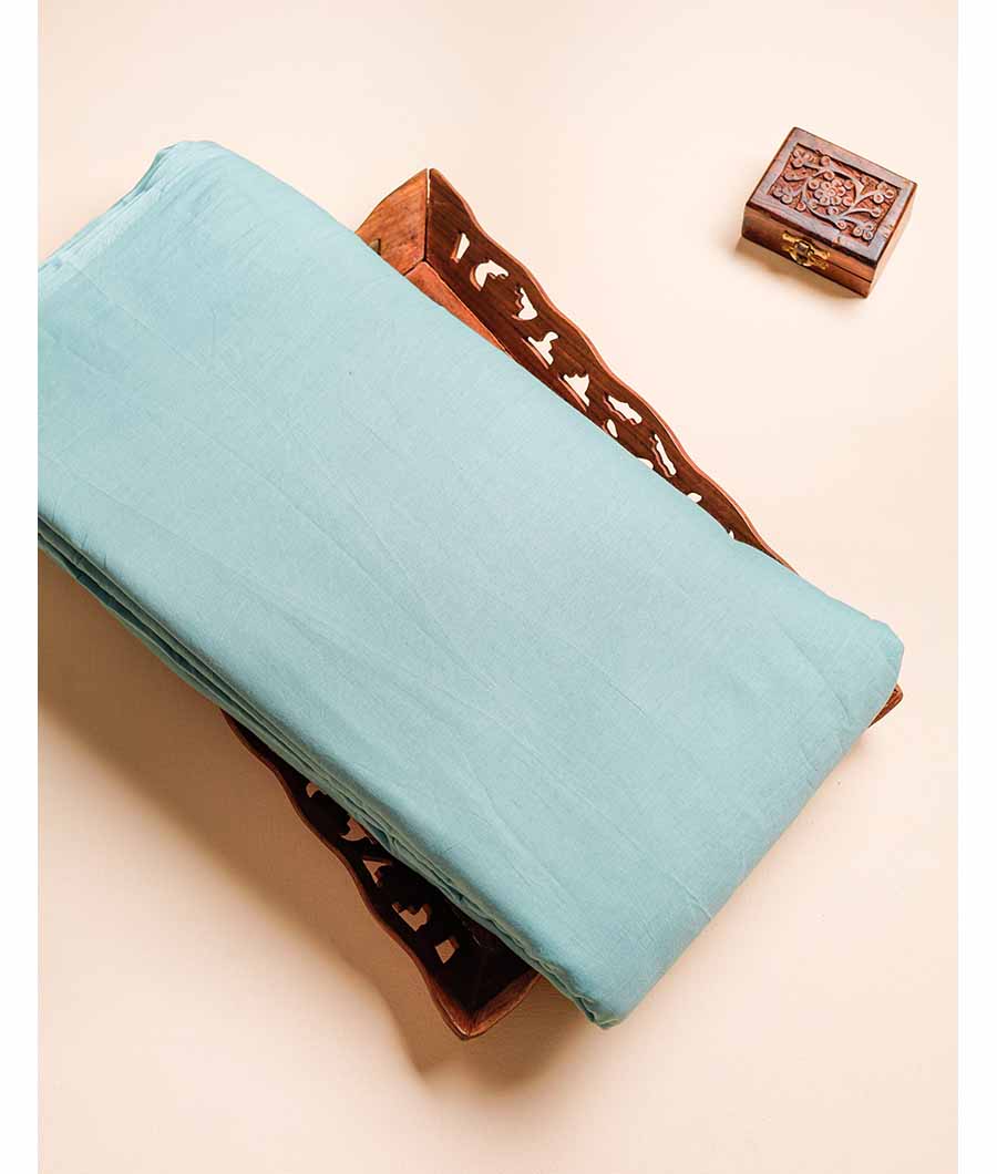 PURE MUL COTTON PLAIN FABRIC