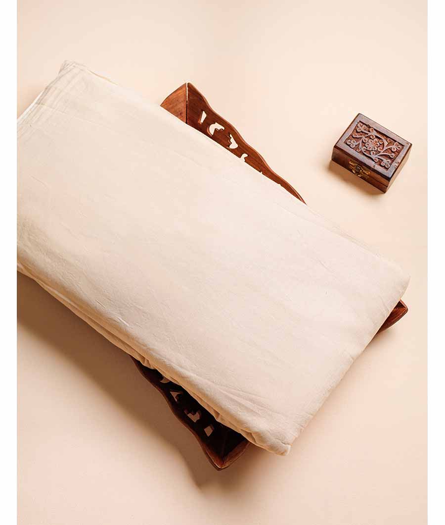 PURE MUL COTTON PLAIN FABRIC