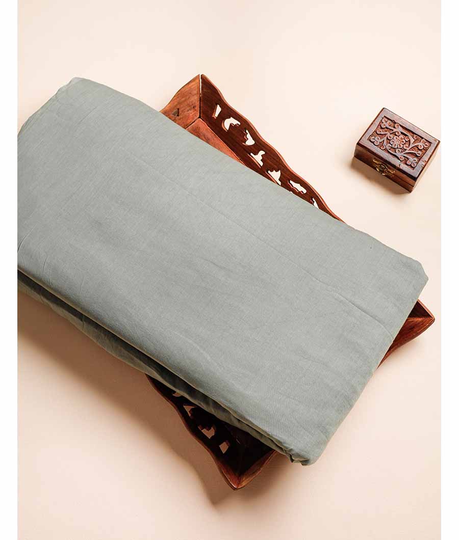 PURE MUL COTTON PLAIN FABRIC