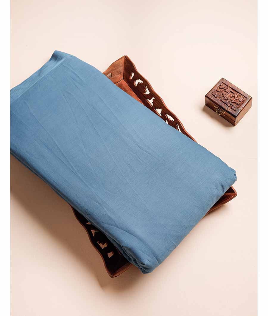 PURE MUL COTTON PLAIN FABRIC