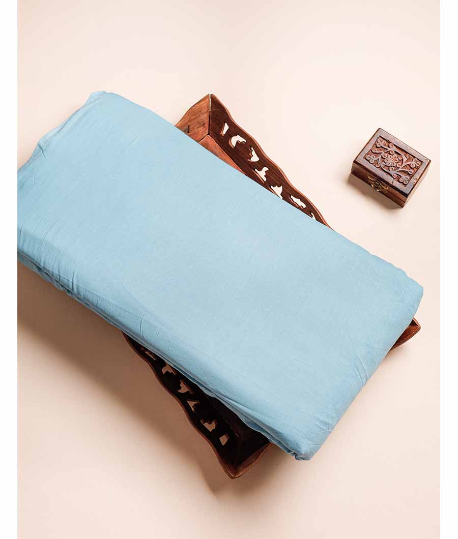 PURE MUL COTTON PLAIN FABRIC