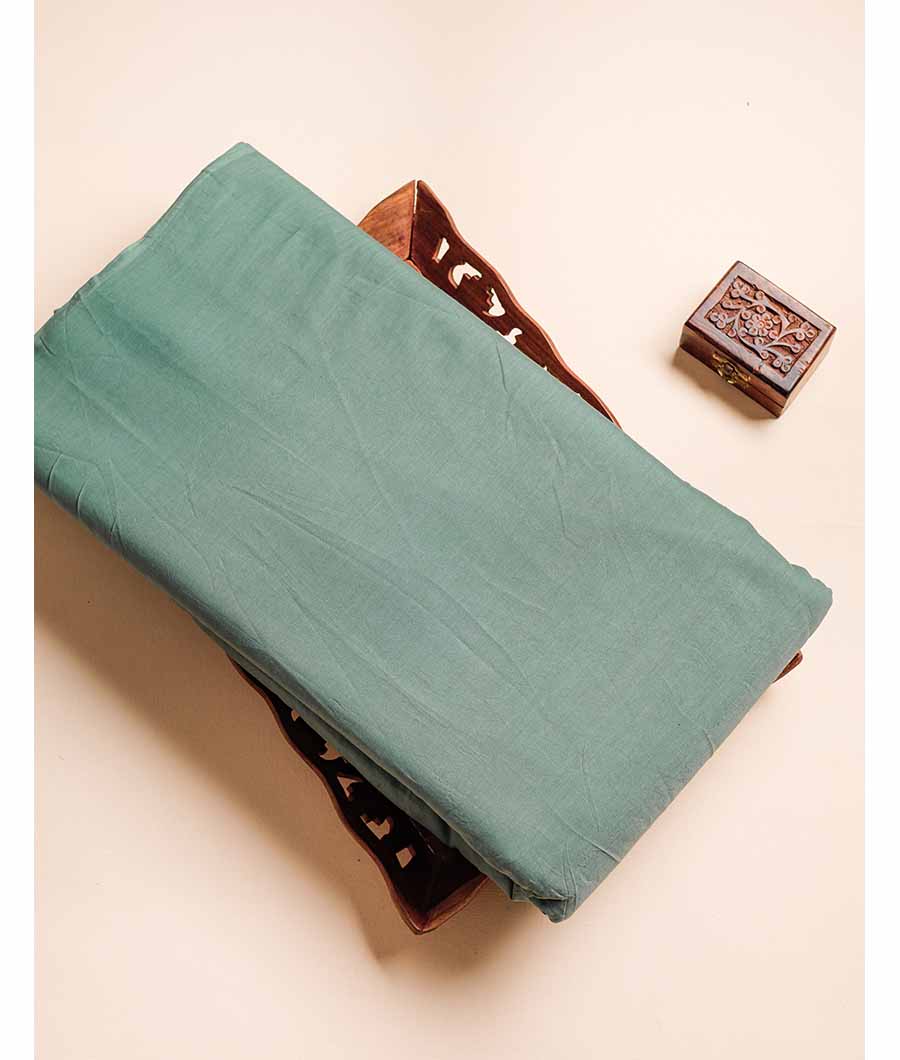 PURE MUL COTTON PLAIN FABRIC