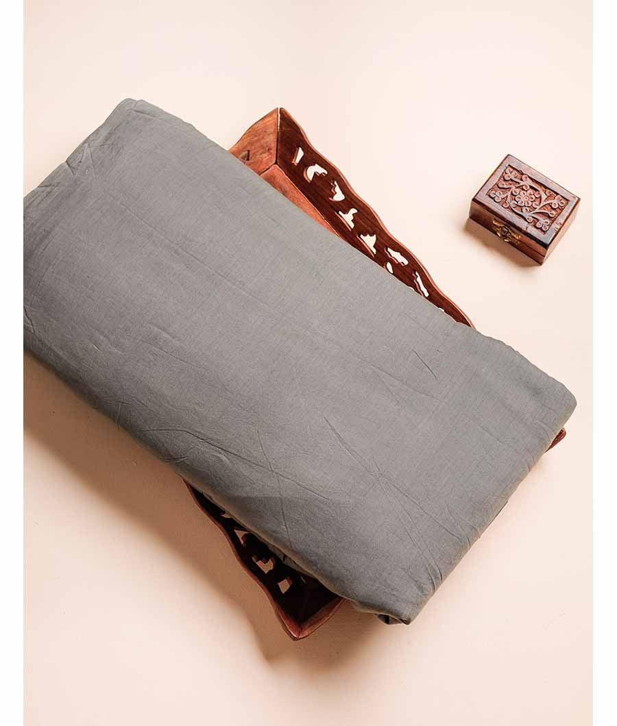 PURE MUL COTTON PLAIN FABRIC