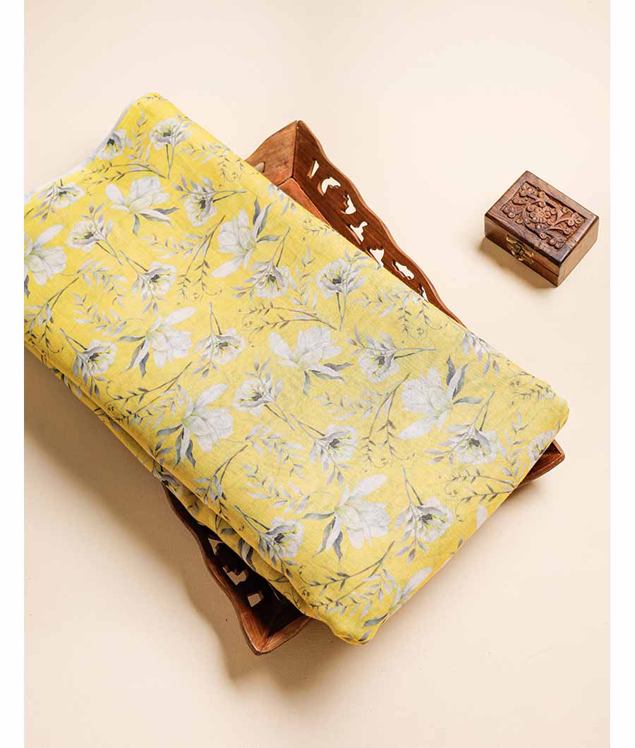 SEMI LINEN DIGITAL PRINTED FABRIC