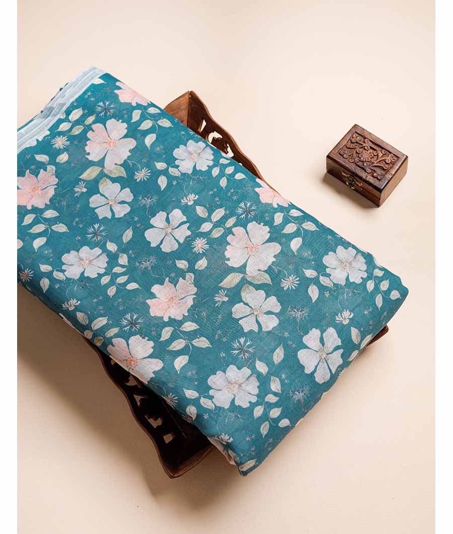 SEMI LINEN DIGITAL PRINTED FABRIC