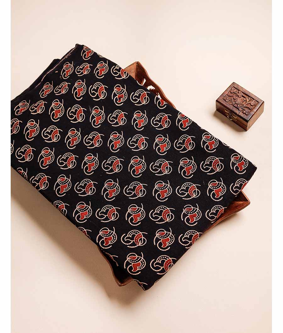 PURE COTTON AJRAKH PRINTED FABRIC