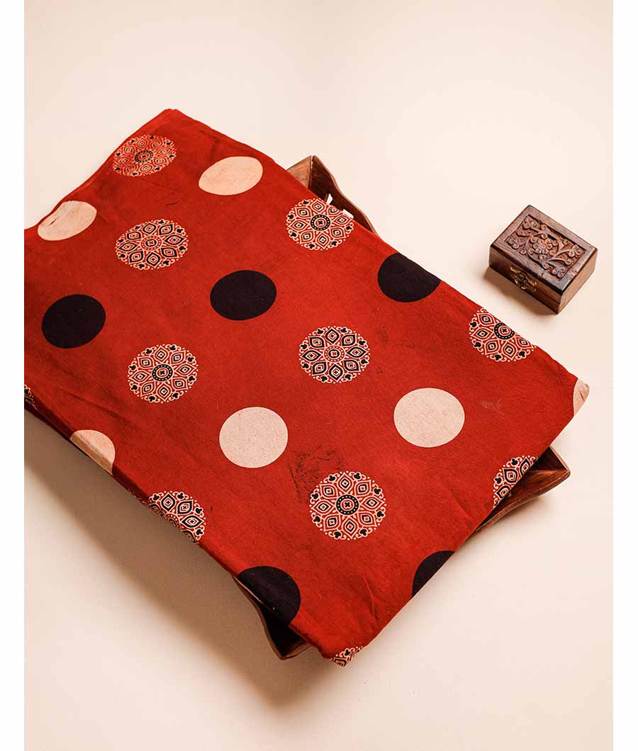 PURE COTTON AJRAKH PRINTED FABRIC