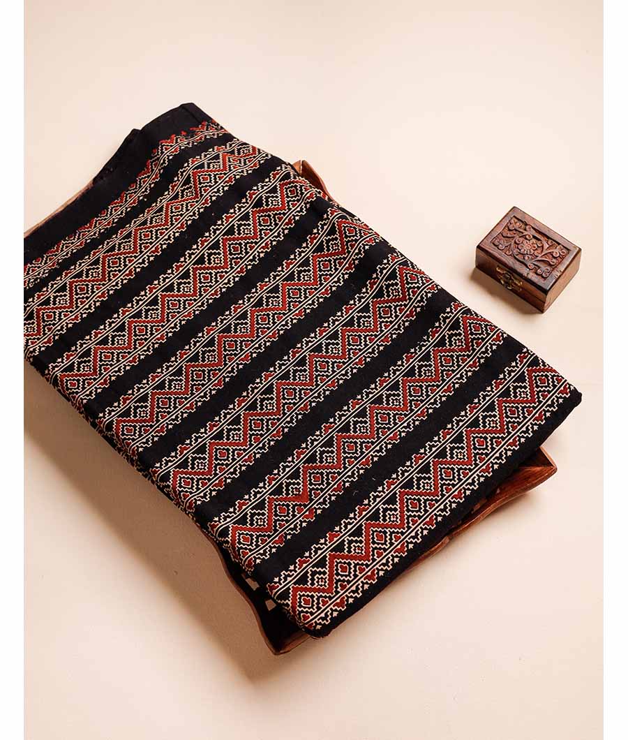 PURE COTTON AJRAKH PRINTED FABRIC