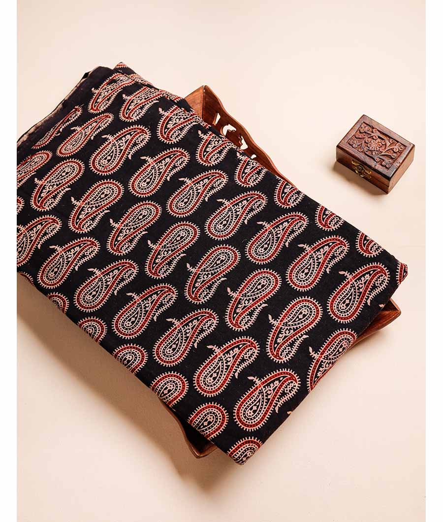 PURE COTTON AJRAKH PRINTED FABRIC