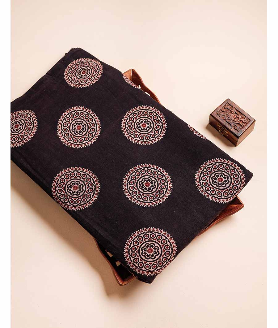 PURE COTTON AJRAKH PRINTED FABRIC