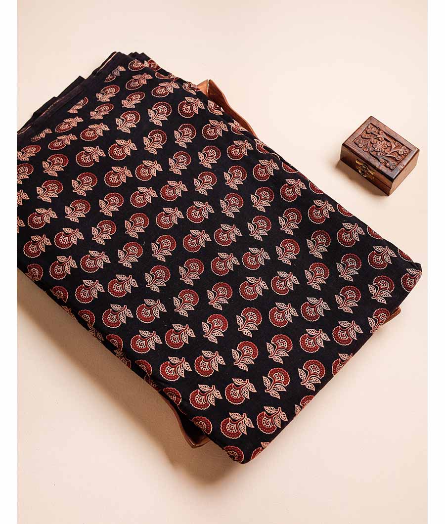 PURE COTTON AJRAKH PRINTED FABRIC