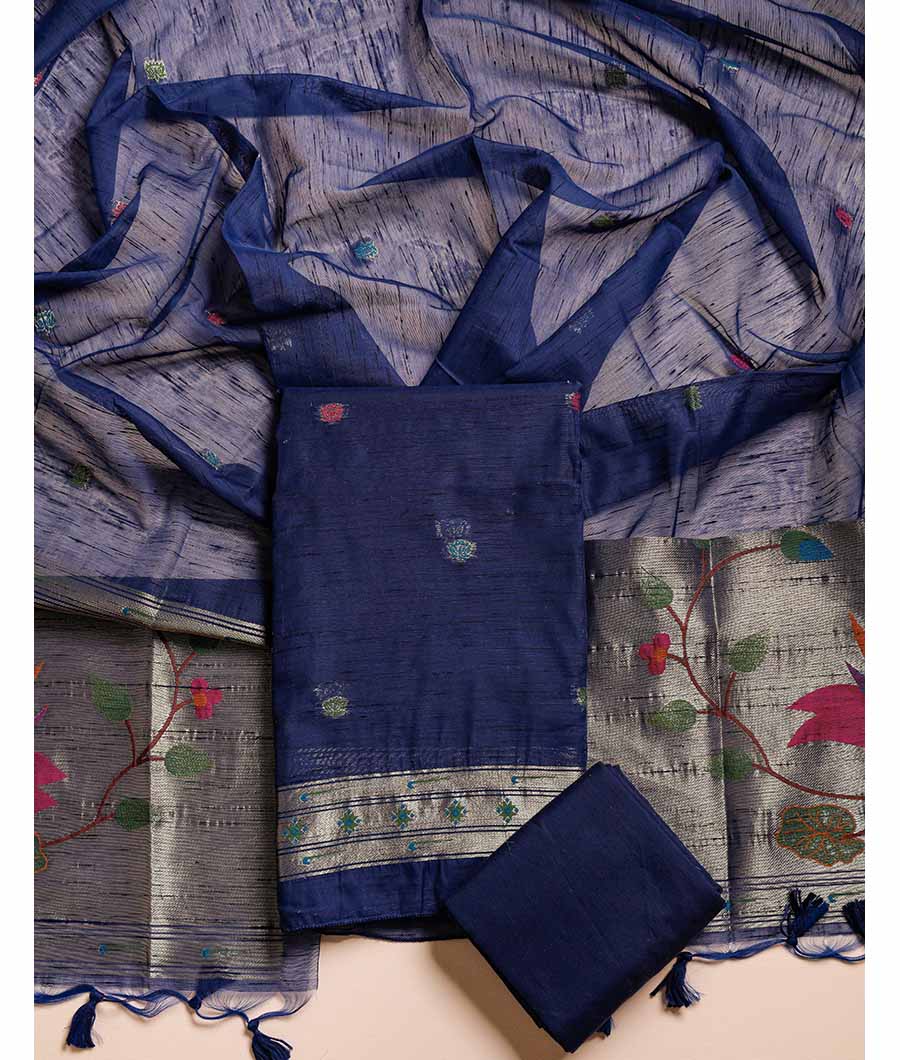 MUGA SILK PAITHANI SUIT SET
