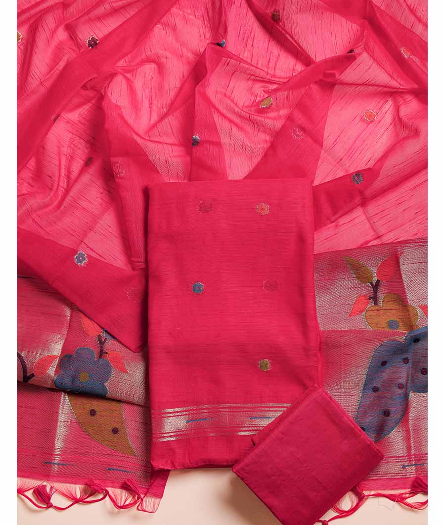 MUGA SILK PAITHANI SUIT SET