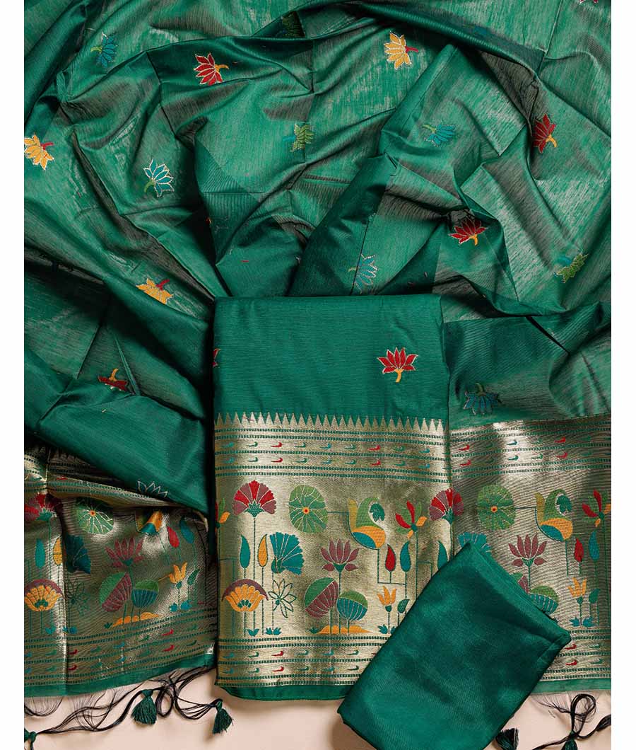 MUGA SILK PAITHANI SUIT SET