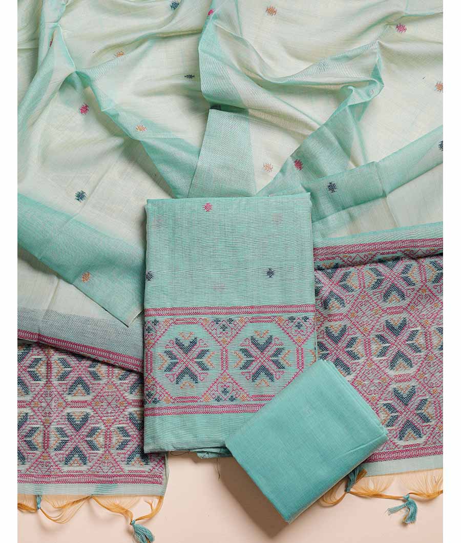 MUGA SILK WOVEN SUIT SET