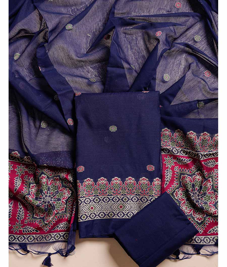 MUGA SILK AJRAKH SUIT SET