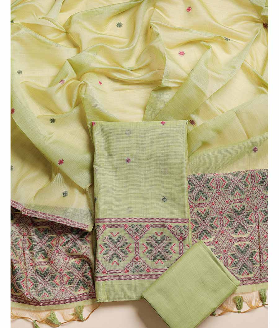 MUGA SILK WOVEN SUIT SET