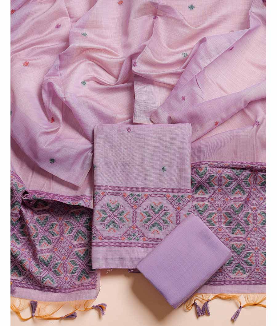 MUGA SILK WOVEN SUIT SET