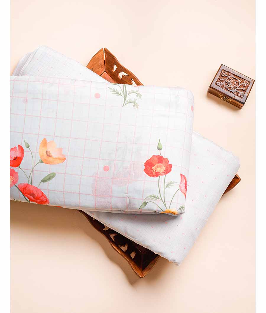 PRINTED MULMUL COTTON LAWN MIX & MATCH