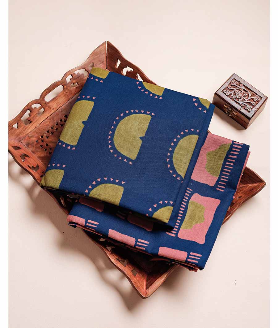 COTTON FLEX AJRAKH PRINTED MIX & MATCH