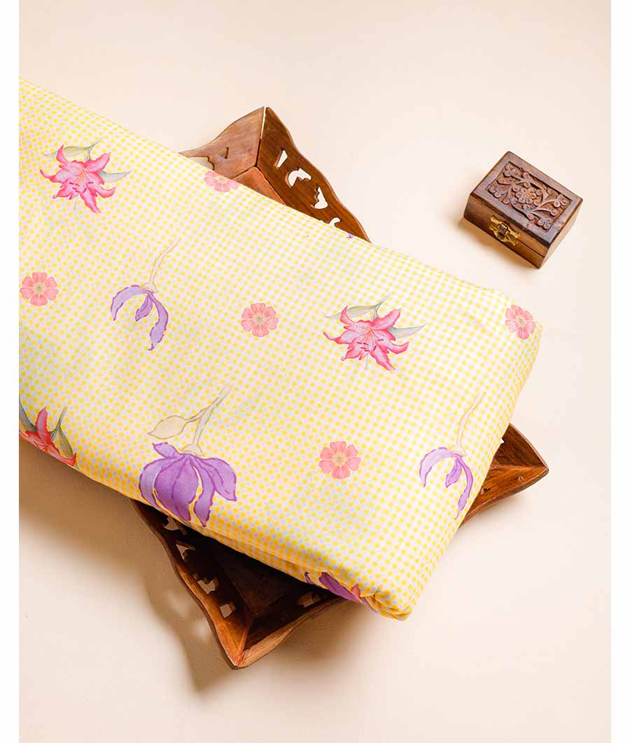 COTTON LAWN DIGITAL PRINTED FABRIC