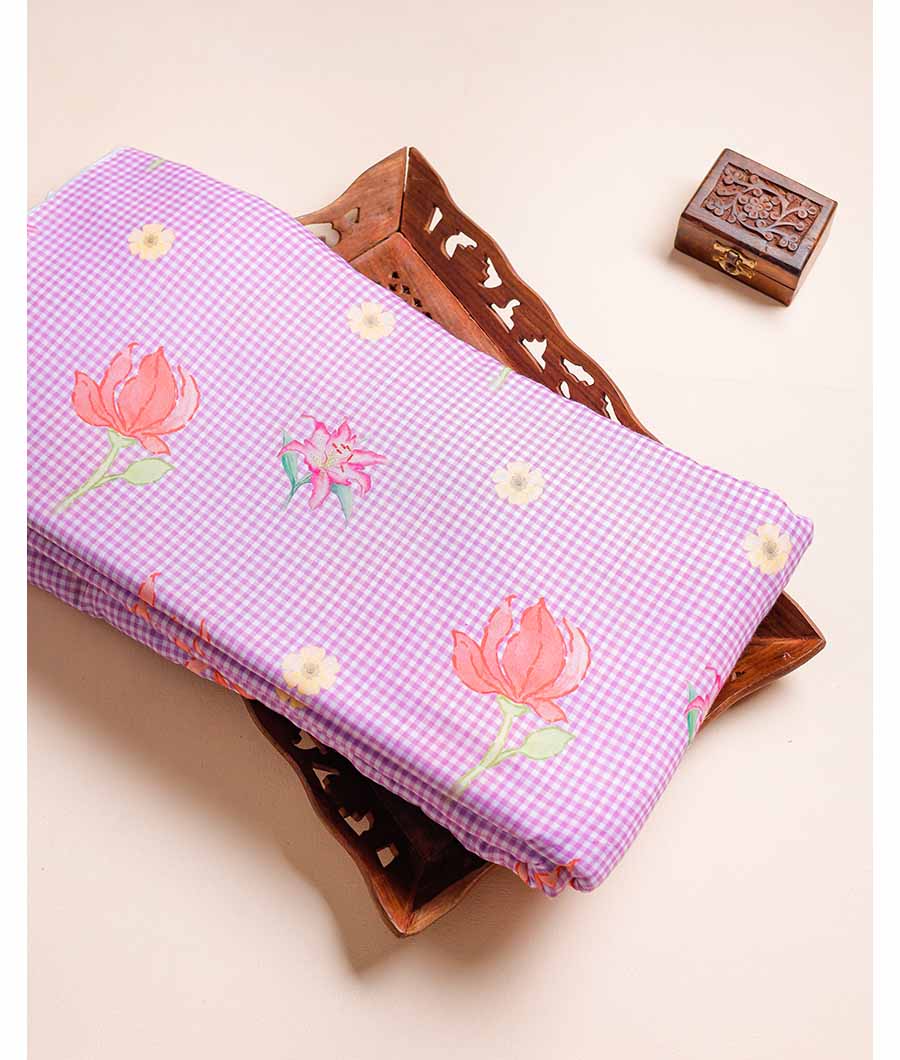 COTTON LAWN DIGITAL PRINTED FABRIC