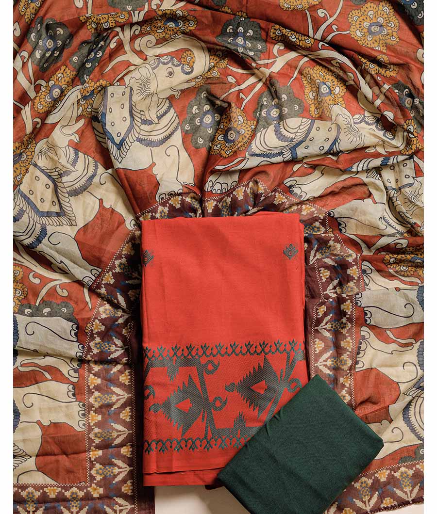 GUL RANG KALAMKARI SUIT SET
