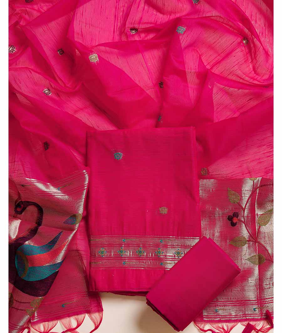 MUGA SILK PAITHANI SUIT SET