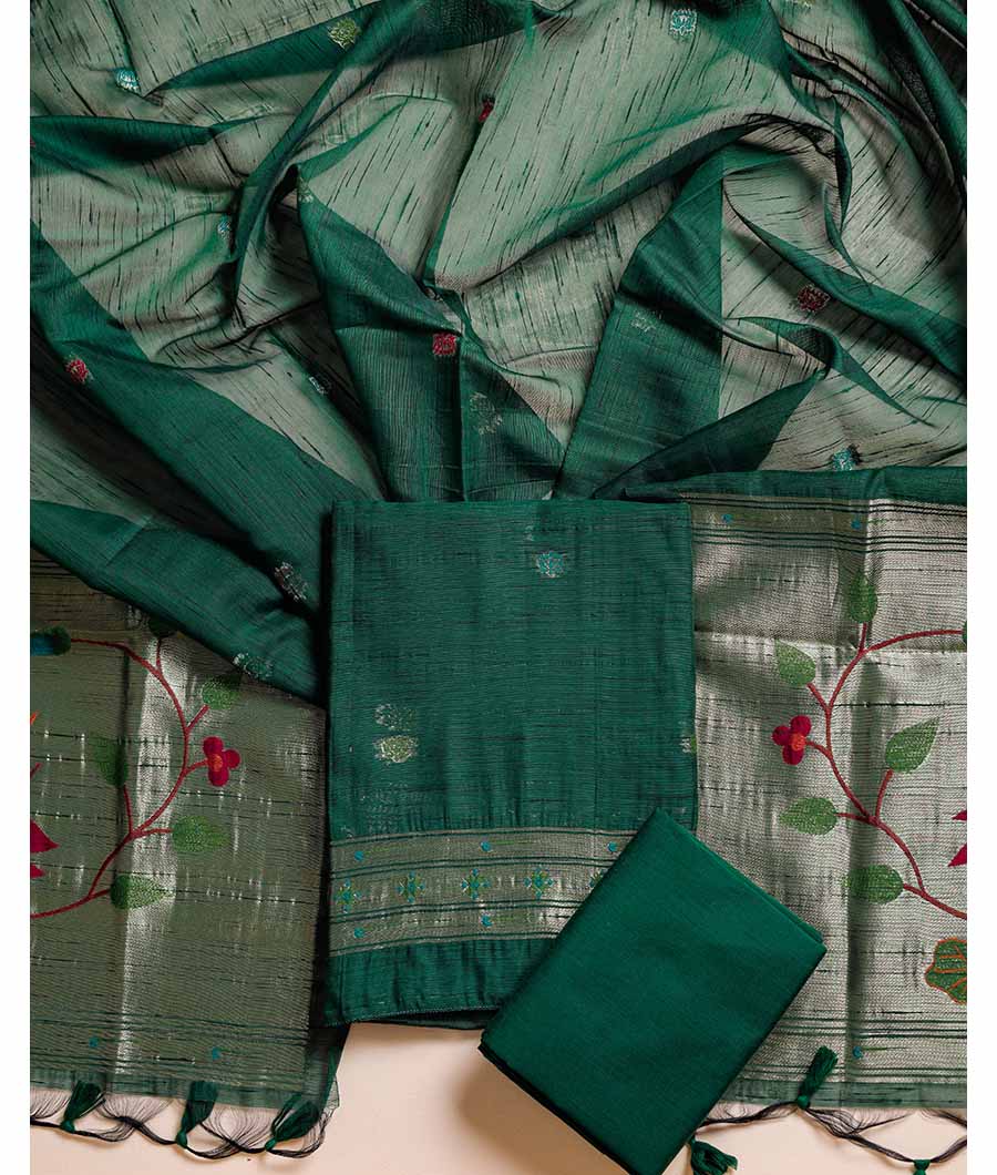 MUGA SILK PAITHANI SUIT SET